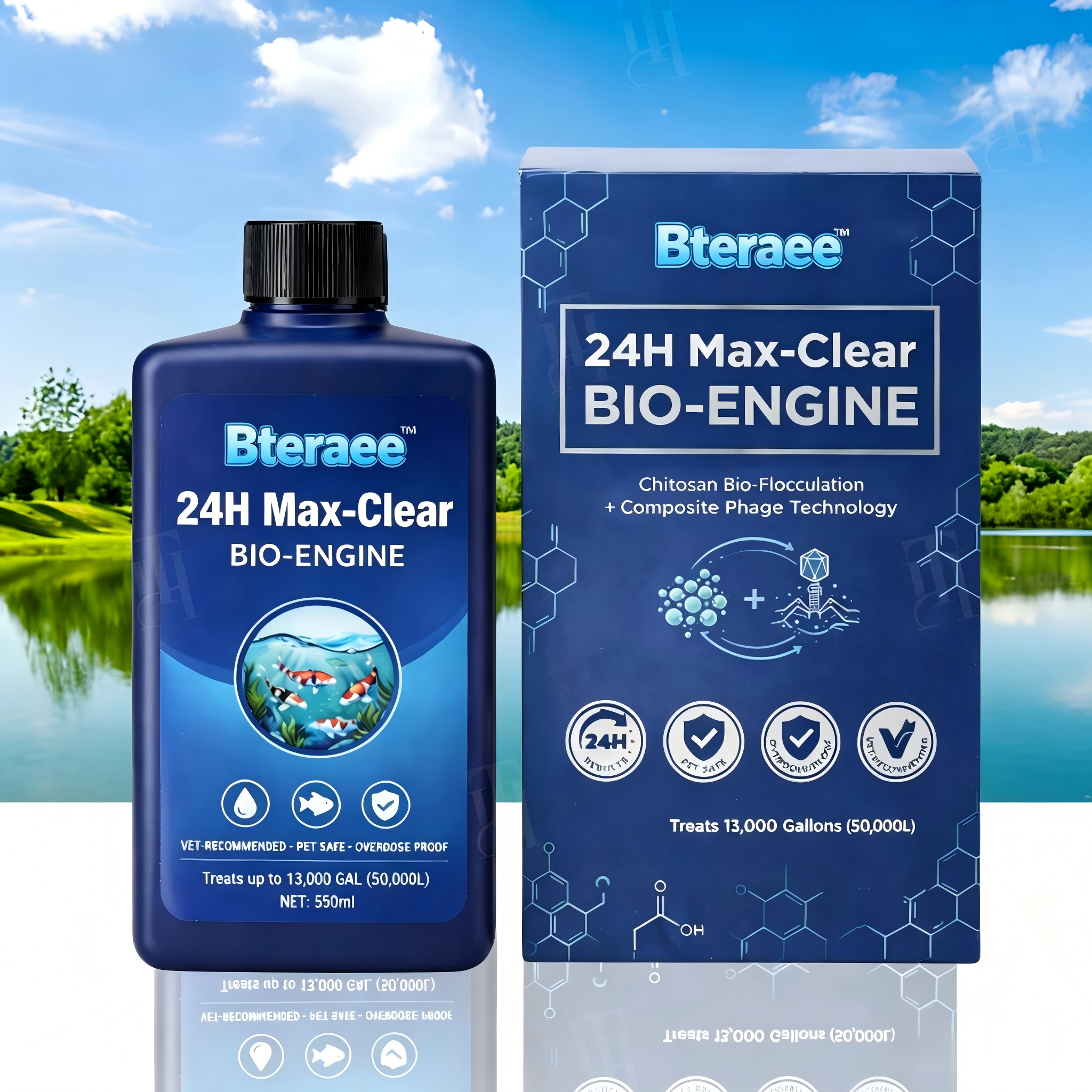 ✨ Zero Math, Zero Stress! | 🌊 Just Pour & Walk Away |24H Max-Clear Bio-Engine