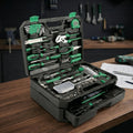 Comprehensive Household Tool Set with Multi-Layer Storage Case