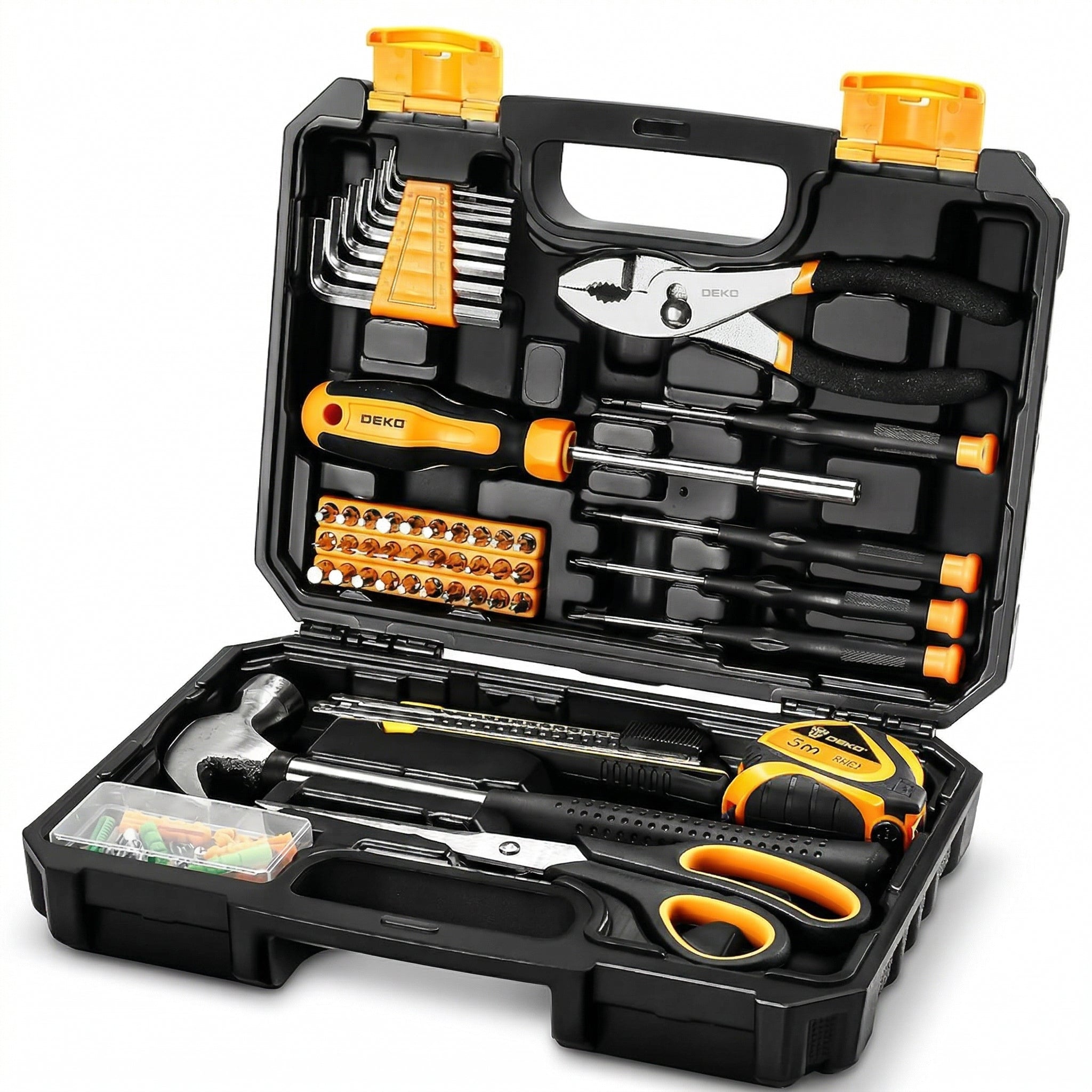 Compact Household Tool Kit with Carry Case