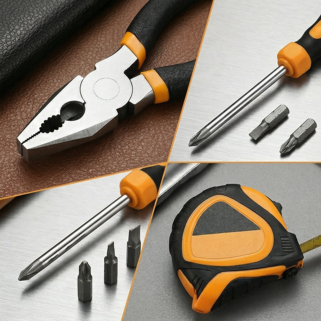 Compact Household Tool Kit with Carry Case
