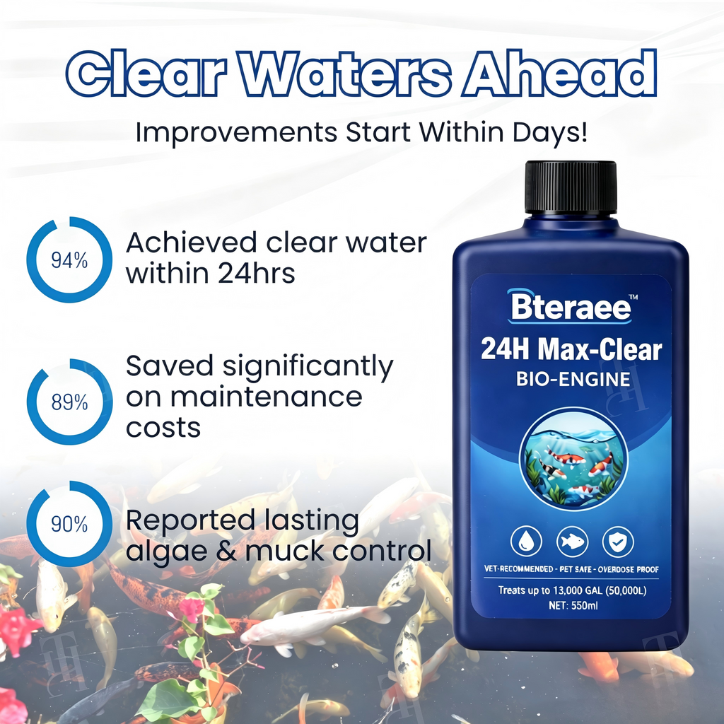 ✨ Zero Math, Zero Stress! | 🌊 Just Pour & Walk Away |24H Max-Clear Bio-Engine