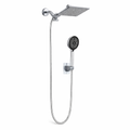 Square Rainfall Shower Head and Handheld Shower Combo Set