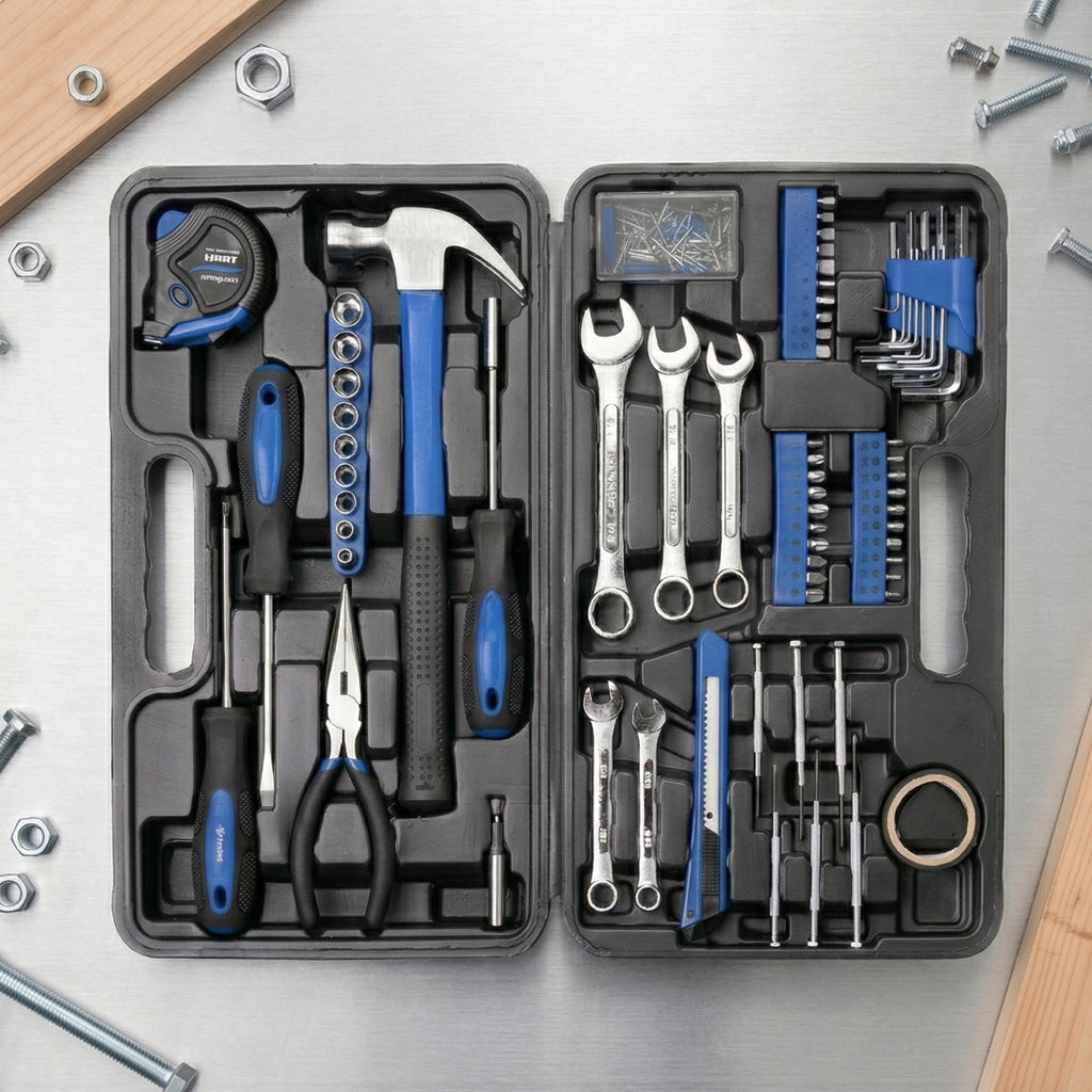 Compact Household Tool Kit with Carry Case