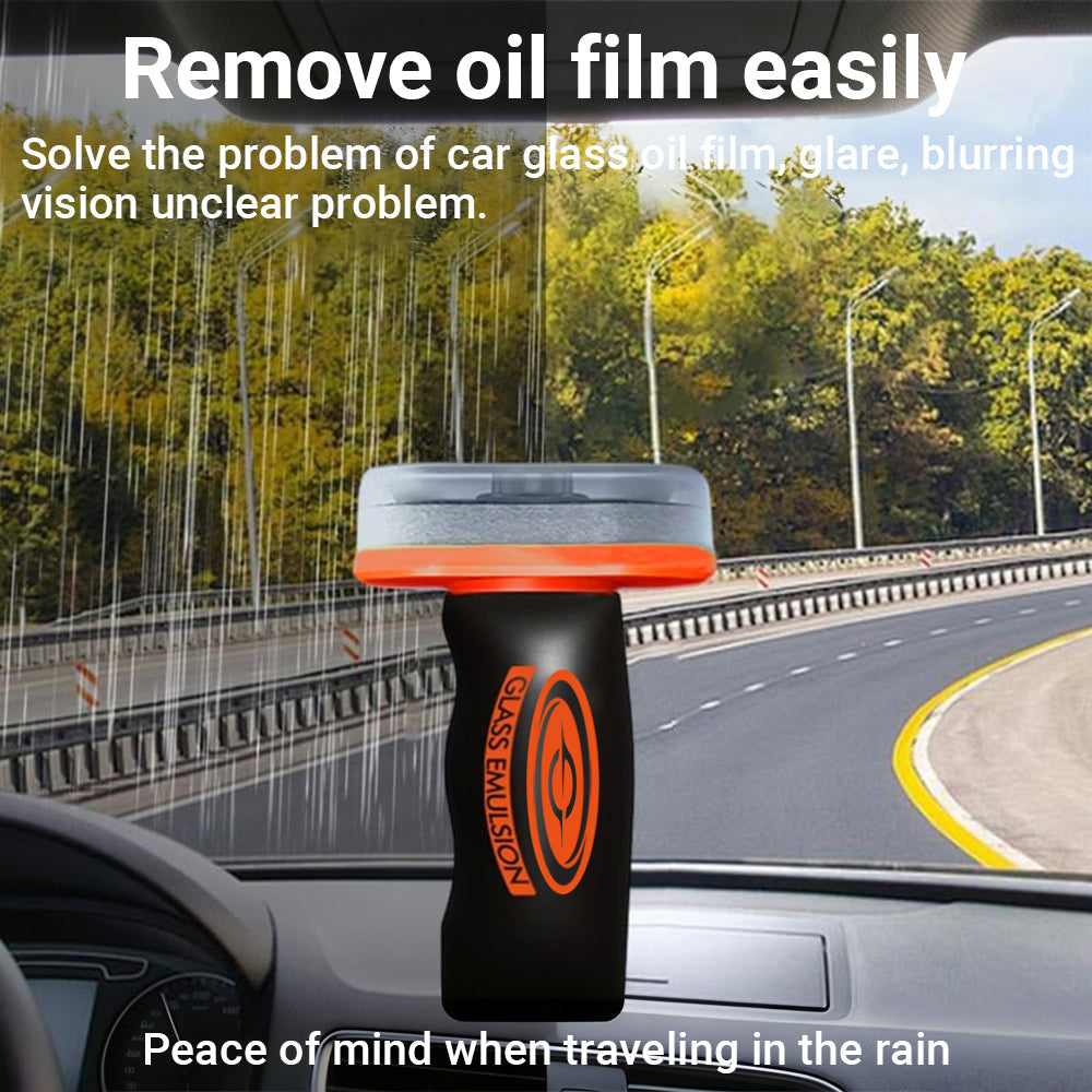 3-in-1 Glass Cleaning Paste ✨ Removes Oil Film & Grease, Water-Repellent Beading Effect up
