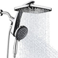 Square Rainfall Shower Head and Handheld Shower Combo Set